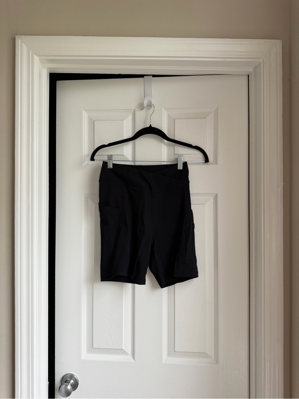 Amazon Black Women's Athletic Shorts with Side Pockets